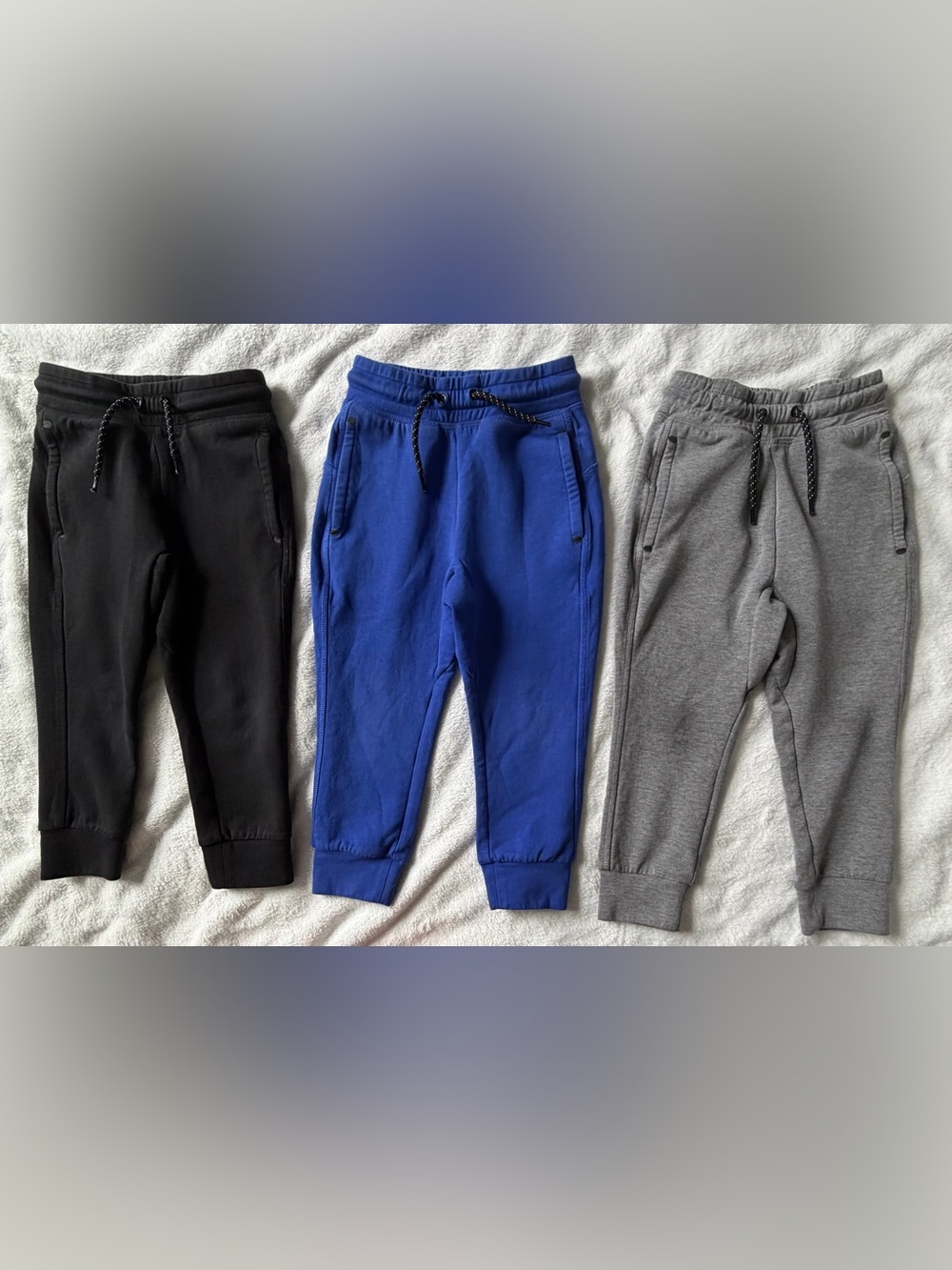 GAP | Boys Jogger Pants Bundle | Pull-On Sweatpants | 3 Pairs